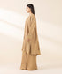 Unstitched Women's Yellow Lawn Embroidered 3 Piece Suit
